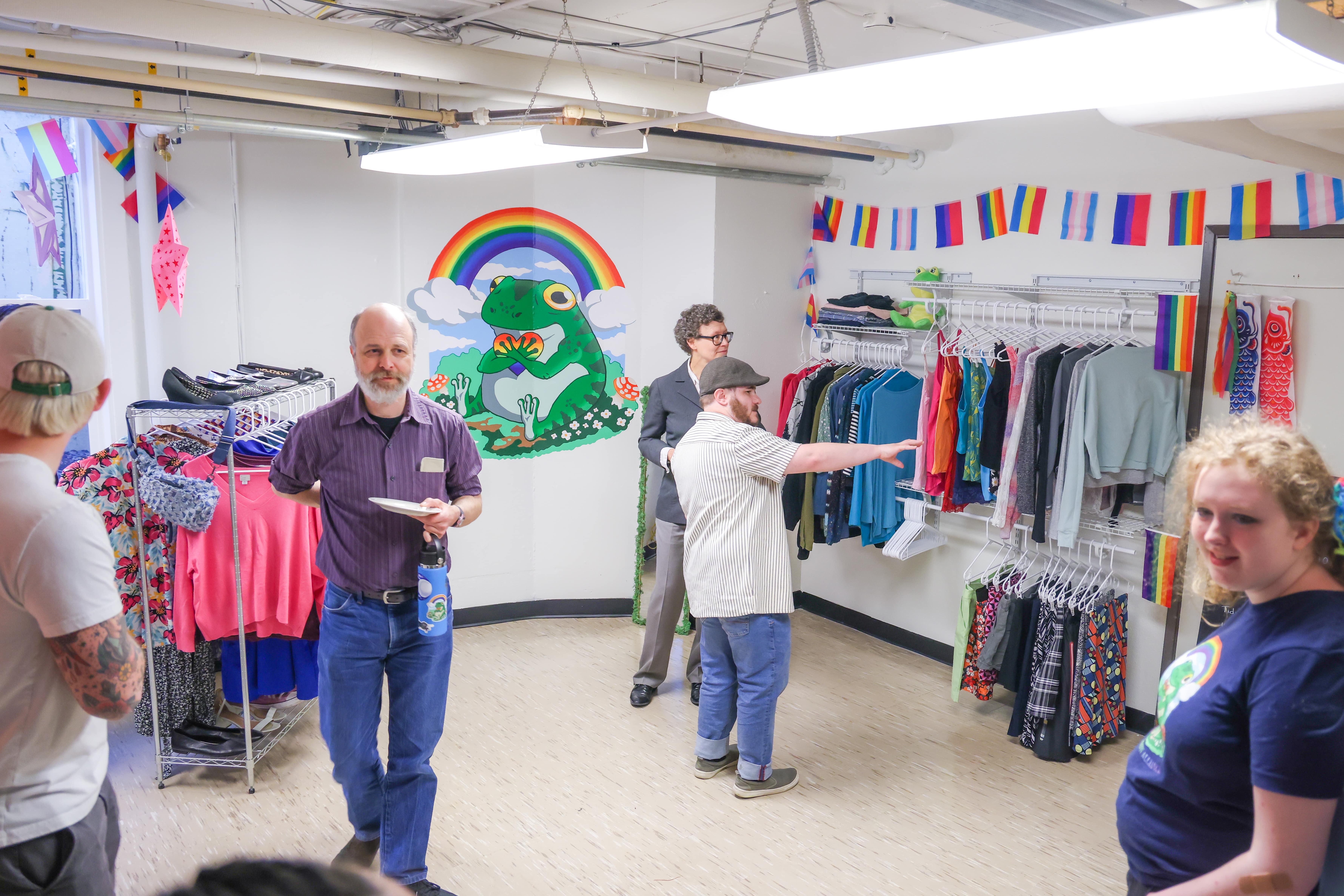 Student club donation closet photo