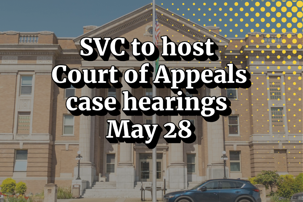 SVC to host Court of Appeals case hearings May 28